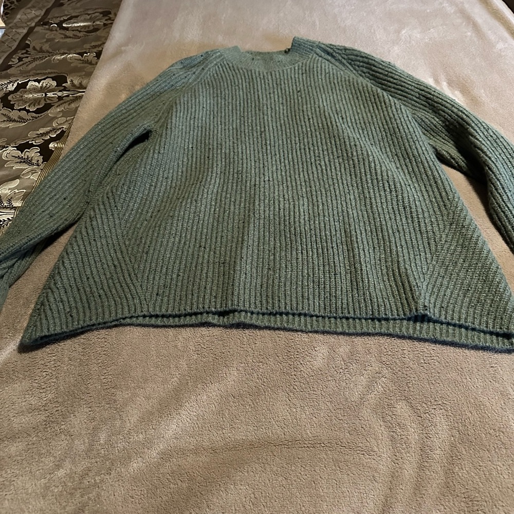 Kuhl Green Ribbed Sweater